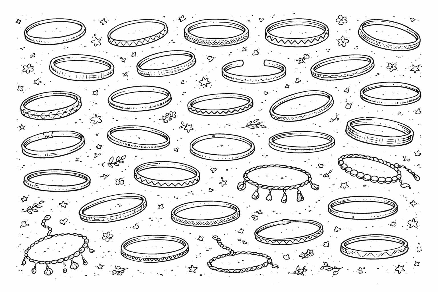 different styles of bangles