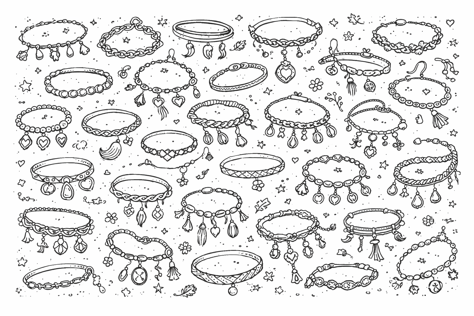 different styles of bracelets